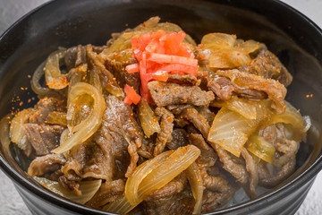 牛丼　Beef bowl Japanese beef