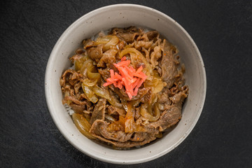牛丼　Beef bowl Japanese beef