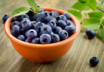 Fresh blueberries