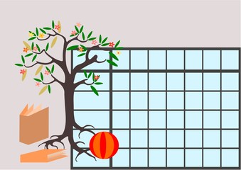 Children school timetable