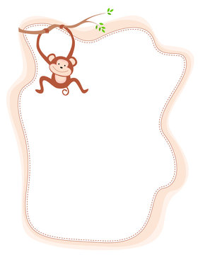 Monkey frame / border