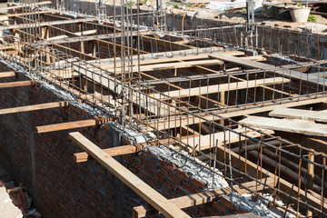 the underground floor is under construction