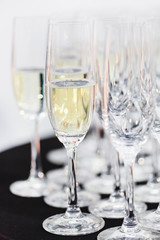 champagne glasses