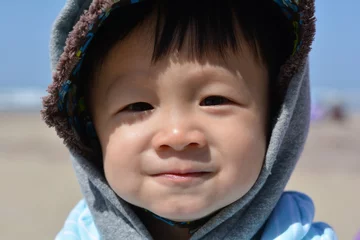 Fotobehang Eskimo baby face © David Ng