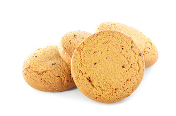 cookies on white background