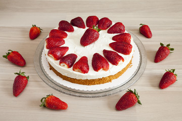 Erdbeer-Joghurt-Sahnetorte