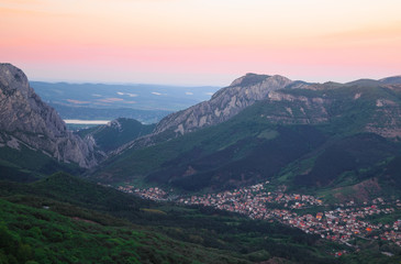 Vratzata - mountain pass in Balkan Mountains, Bulgaria