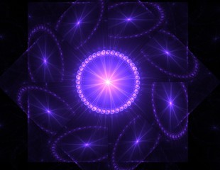 Background consists of fractal color texture 