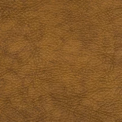 Fotobehang Brown leather texture closeup background. © Dmytro Holbai