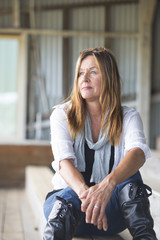 Happy Attractive single mature woman