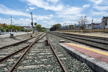 Obraz premium Train tracks