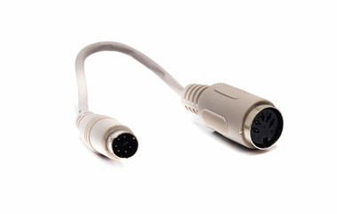 computer mouse adapter to photographed on white