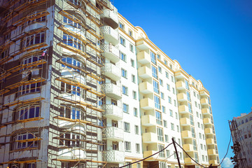 construction of multi-storey modern buildings