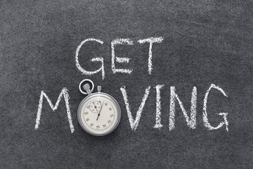 get moving