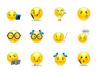 Anime smiles on the lessons