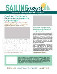 Page layout newsletter