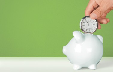 Time, Savings, Time is Money.