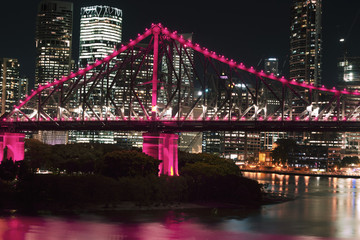 The iconic Story Bridge in Brisbane, Queensland, Australia
