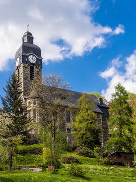 Die Stadtkirche in Lauscha