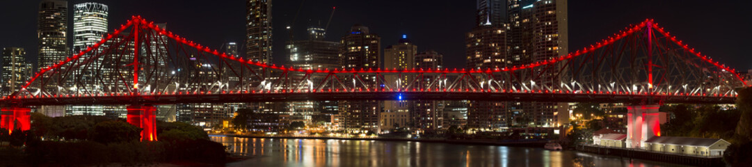 Panele Szklane  Słynny Story Bridge w Brisbane, Queensland, Australia