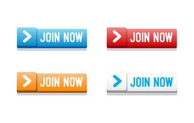 Fototapeta premium Join Now Buttons