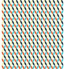 Fototapeta premium Seamless bright fun vertical abstract pattern