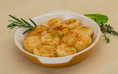 Fototapeta premium Grilled scallops