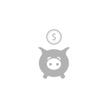 Simple icon Piggy Bank.