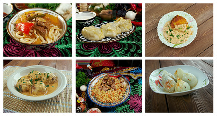 Food set orientalt cuisine