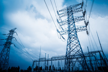 High voltage towers