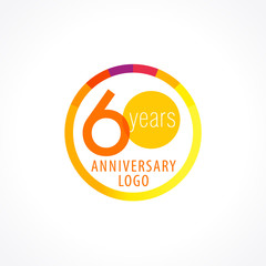 60 anniversary circle logo