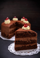 Schokocremetorte, vegan