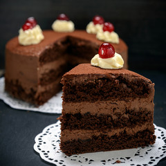 Schokocremetorte, vegan
