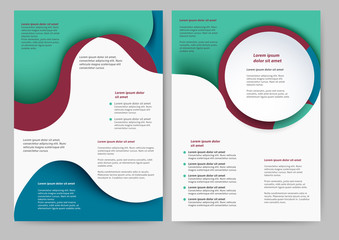 Abstract brochure template