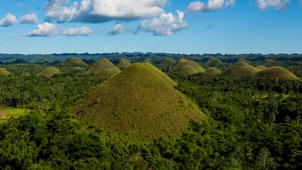 Deurstickers Chocolate Hills, Filippijnen © Loïc Bourgeois
