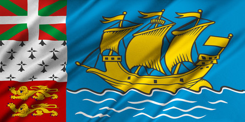 Flag of Saint-Pierre and Miquelon