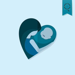 Obraz premium Happy Mothers Day Icon