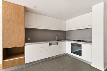  Modern gourmet kitchen interior
