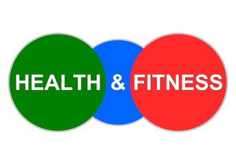 Health & Fitness Sign - illustration