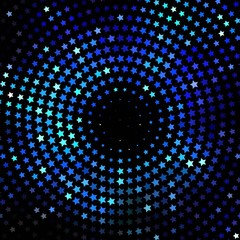 Abstract background. blue abstract banner halftone stars