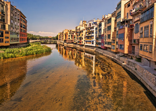 Historical jewish quarter in Girona. Spain, Catalonia.