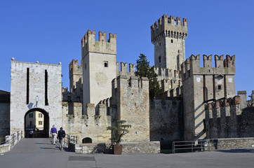 Scaligerburg in Sirmione, Gardasee