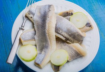 Herring with onions
