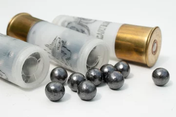 Fototapeten munitions de chasse calibre 12 chevrotines © n3d-artphoto.com