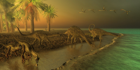 Uberabatitan Dinosaurs © Catmando