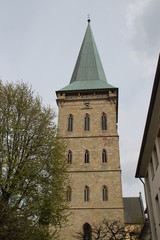 Fototapeta na wymiar Der Turm der Katharienkirche