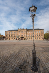 Erlangen Schloss in Hochformat