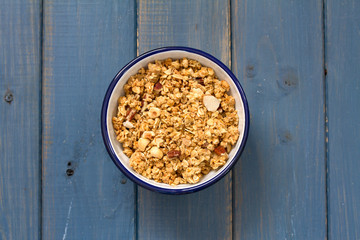 granola in bowl