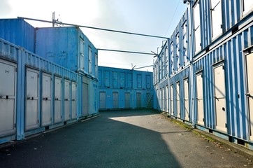 Fototapeta premium コンテナ倉庫