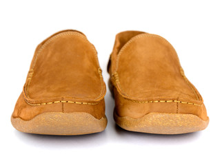 Male fashion shoes isolated